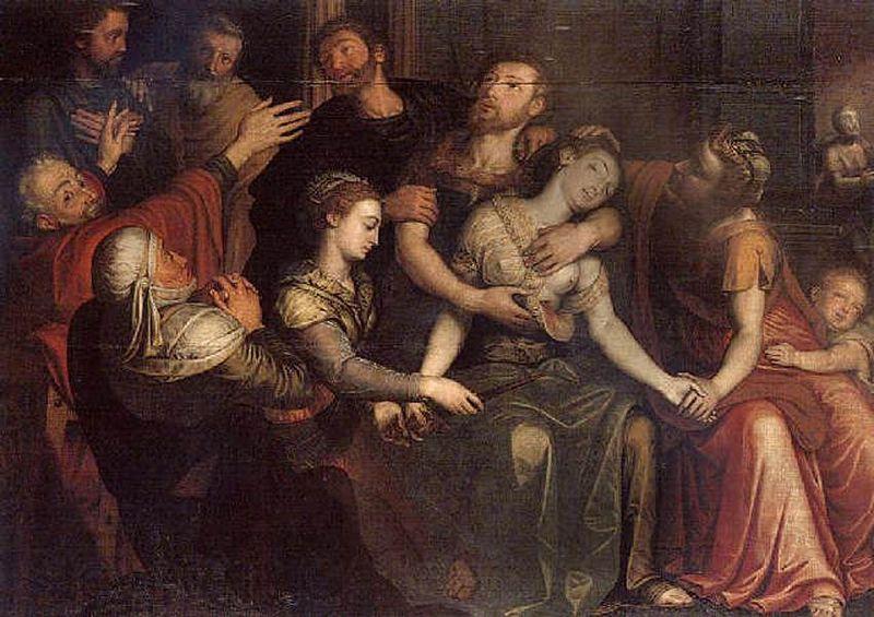 Bernaert de Ryckere The Death of Lucretia Germany oil painting art